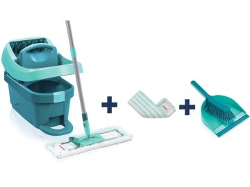 Leifheit Sada na úklid mop Profi XL + vědro Profi XL s integrovanými kolečky 55395 67 (1)