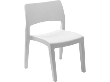 Progarden Plastová stohovatelná židle KLIK KLAK 52 x 52 x 72 cm bílá 1
