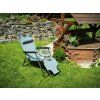 Garthen 29462 Skládací zahradní lehátko - šedá