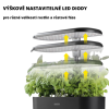 Květináč chytrá zahrádka N8werk Smart Garden 03083 36,3 x 16,5 x 47,5 cm černá