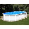 Planet Pool Nadzemní bazén s ocelovou stěnou Classic White Blue 6,1 x 3,6 x 1,2 m 28914