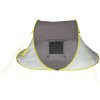 RockTrail Zatemněný pop up kempinkový stan pro 2 osoby 412195 šedý žlutý 1