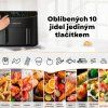 GourmetMaxx Dvoukomorová horkovzdušná fritéza 2 x 3,5 l 12459 (4)