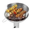 GrillMeister Nerezový sloupový gril na dřevěné uhlí 538011 2