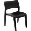Progarden Plastová stohovatelná židle KLIK KLAK 52 x 52 x 72 cm antracit 1