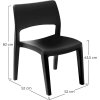 Progarden Plastová stohovatelná židle KLIK KLAK 52 x 52 x 72 cm antracit